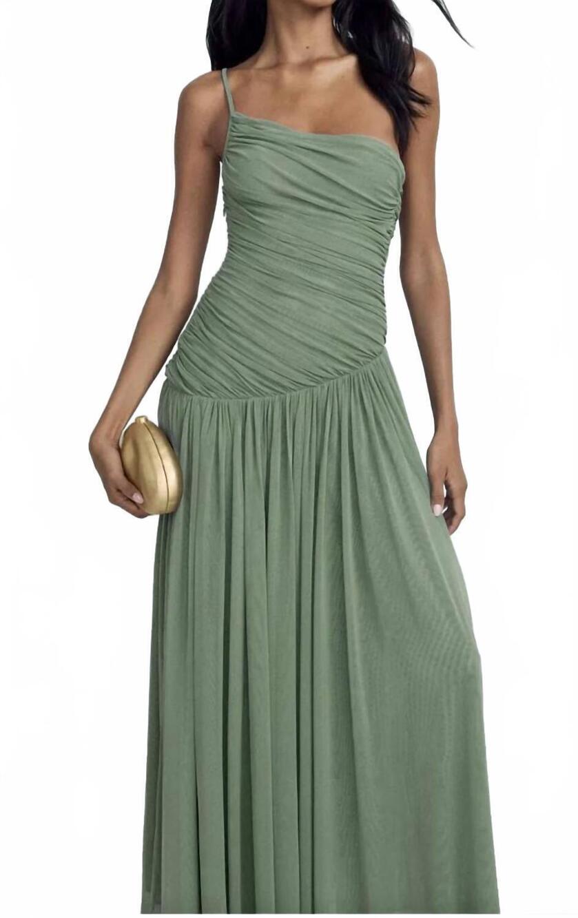 NEW RONNY KOBO monroe dress in sage